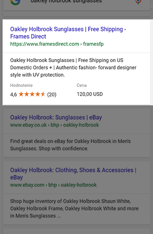 structured data star rating rich snippets