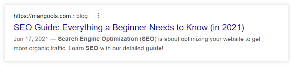 numbers in title tag