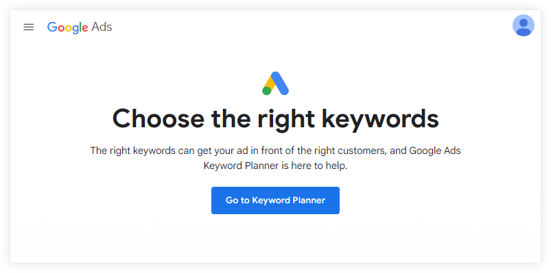 Google Keyword Planner